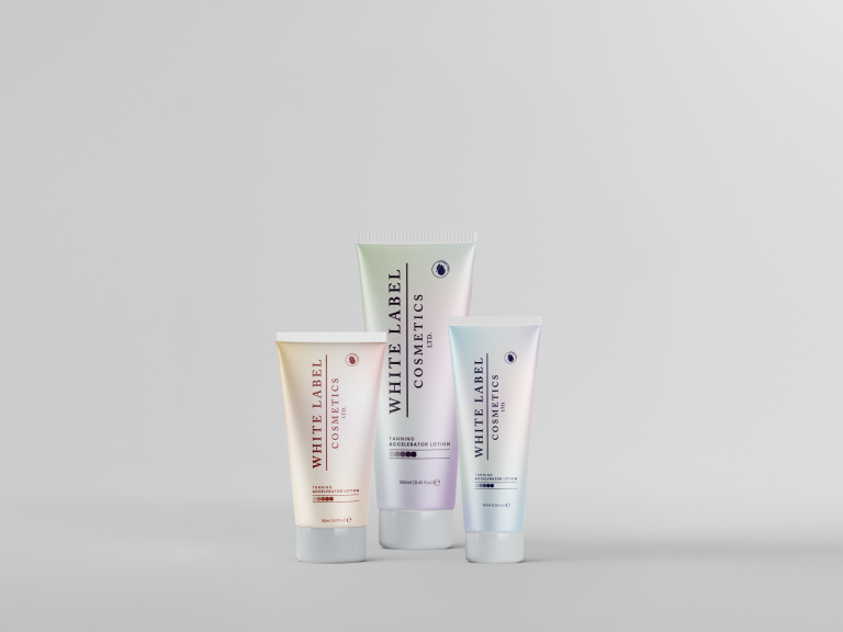 Tubes of Tanning Accelerator Lotion